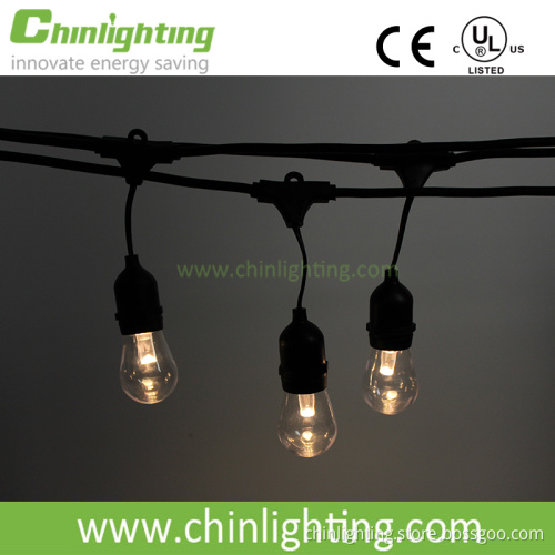 hot sell Led filament string light gold tint bulb ST64 string light